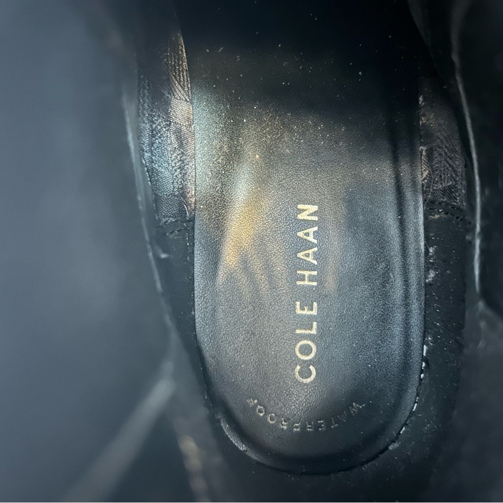 Cole Haan Black Reid WaterProof Ankle Bootie Chelsea Boot Size 7 - Picture 5 of 6